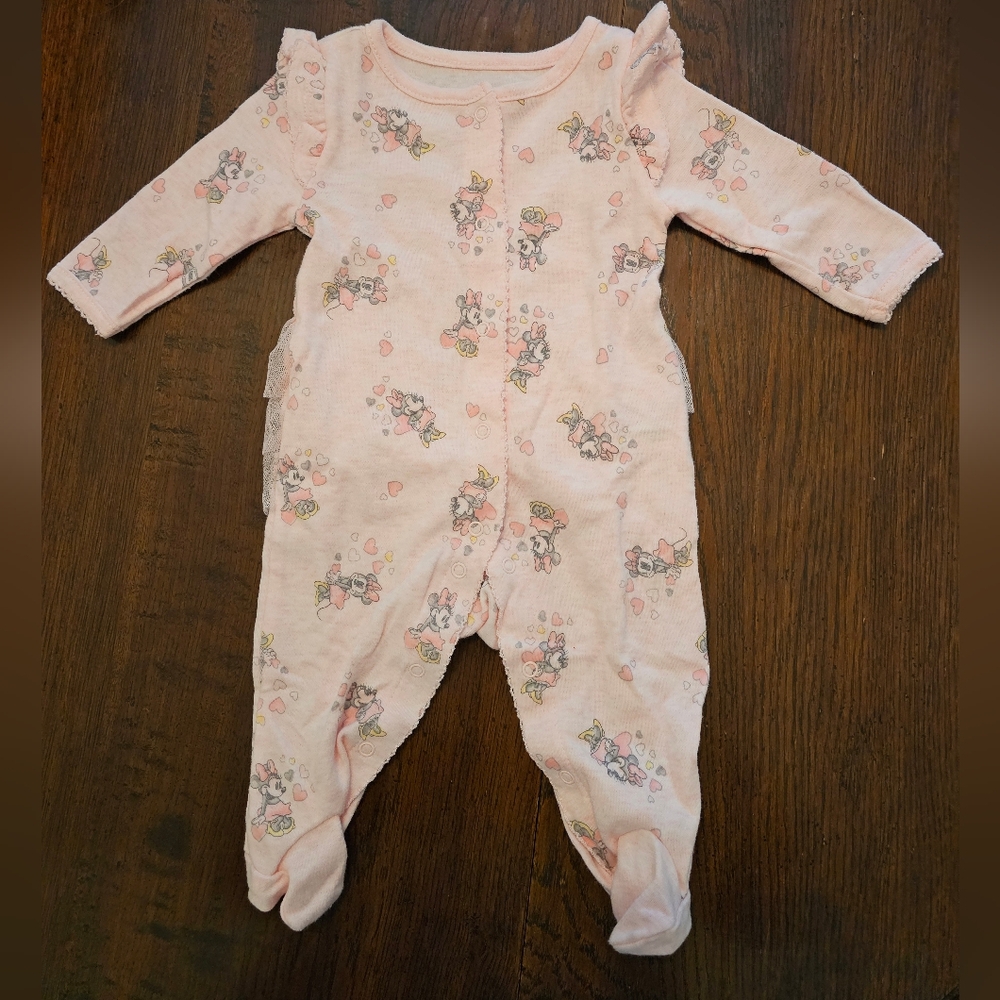 Disney Baby Pink Minnie Mouse One Piece
